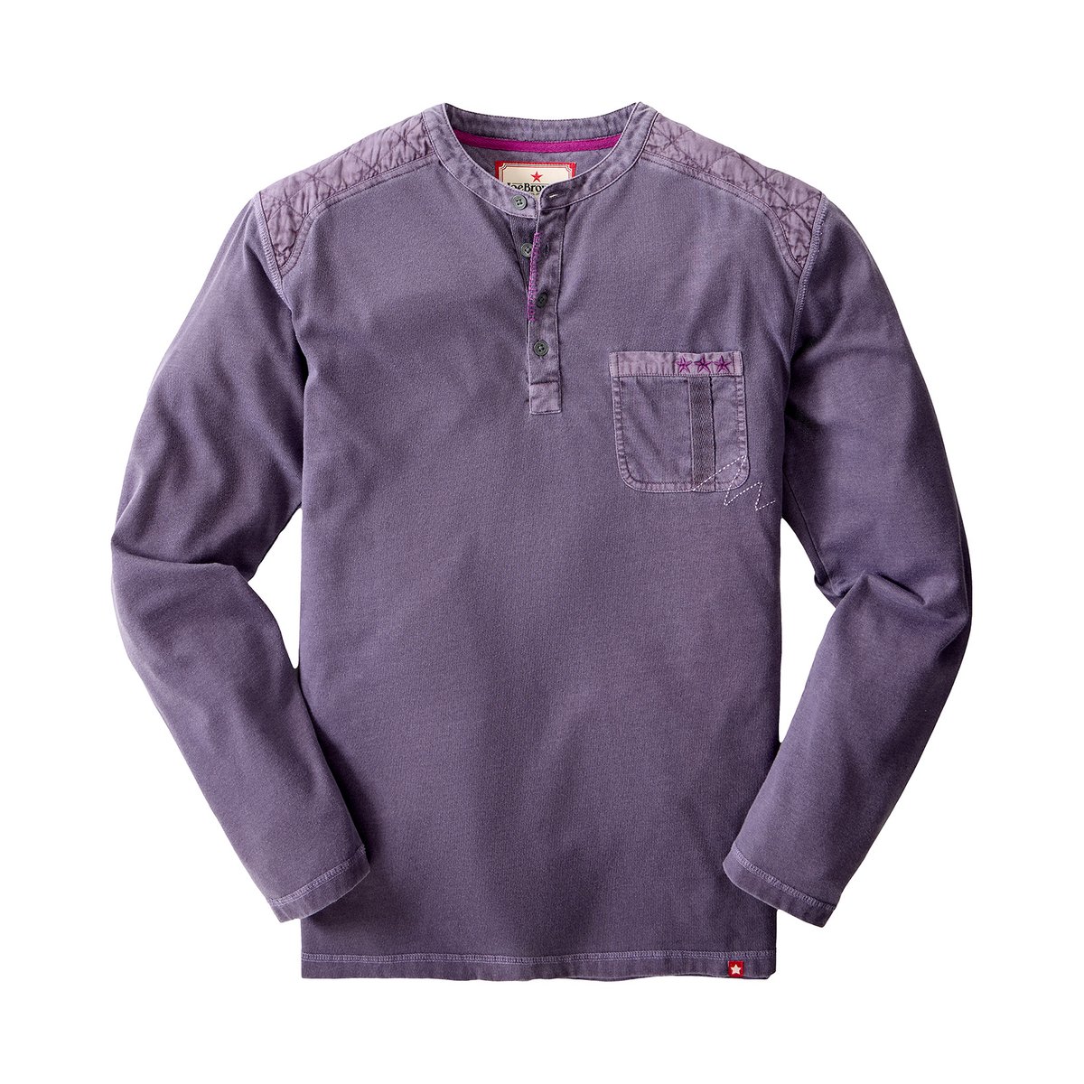 Henley Créatif Personnalisé violet, JOE BROWNS