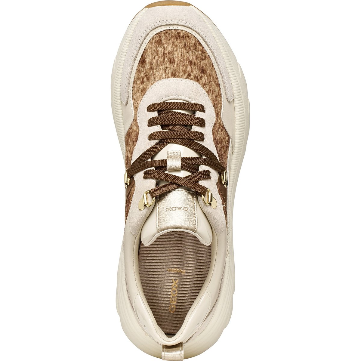 Baskets  D DIAMANTA blanc cassé/beige clair, GEOX