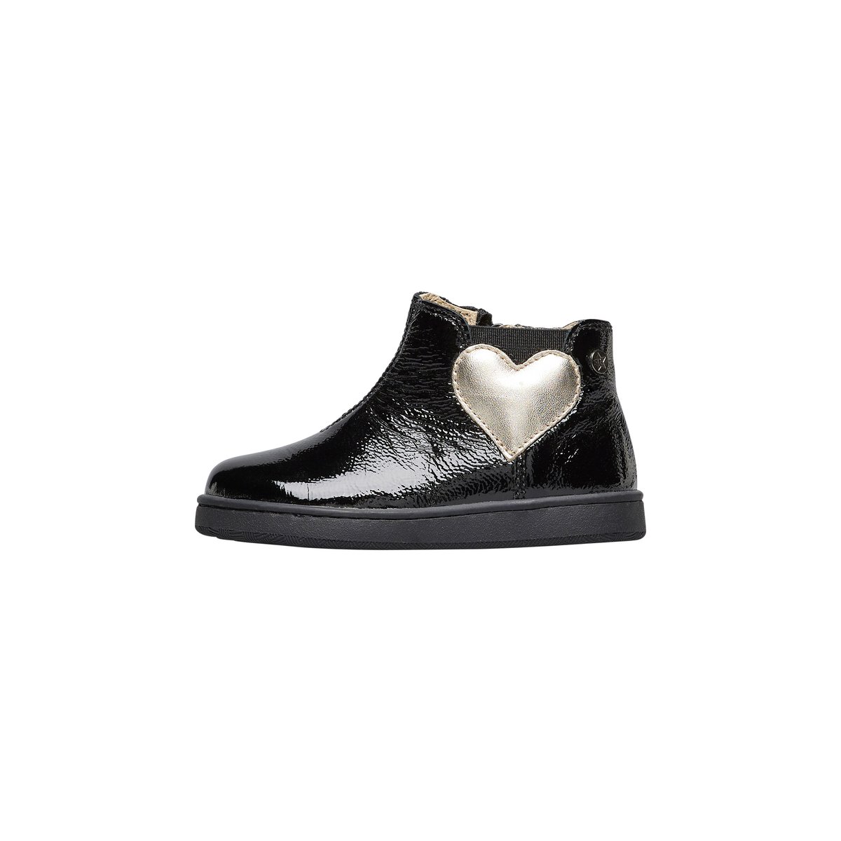 Chaussures premiers pas en cuir verni GLARNY HIGH 2 bordeaux-, NATURINO