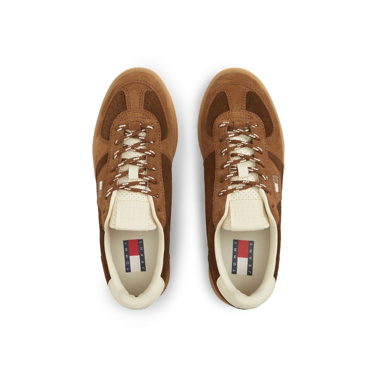 Baskets en cuir suède THE GREENWICH marron, TOMMY JEANS