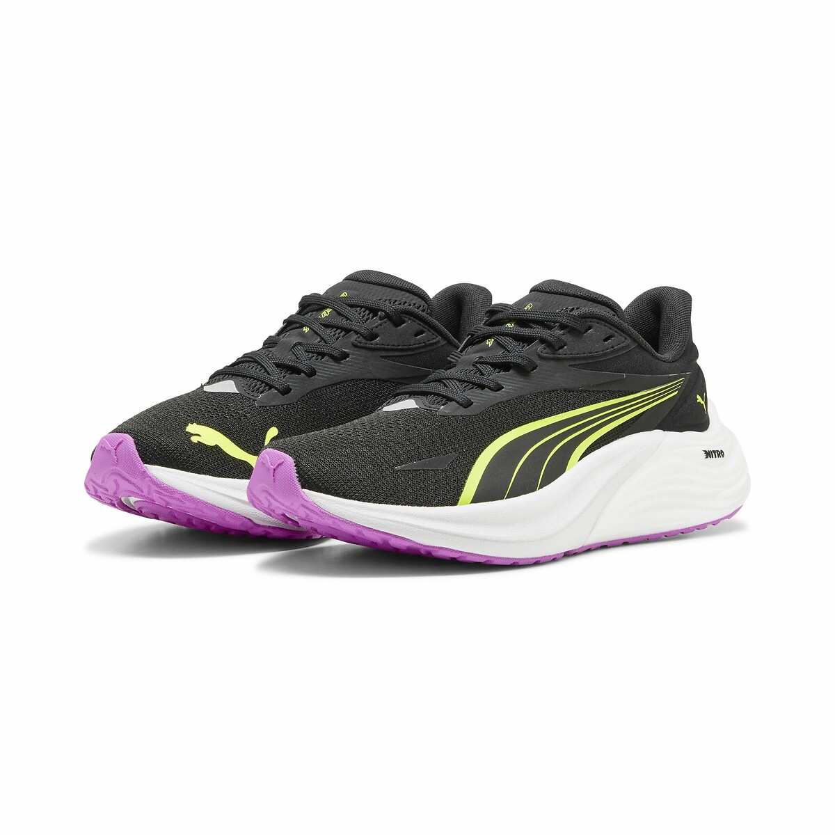 Sneakers Electrify Nitro 4 zwart/geel, PUMA