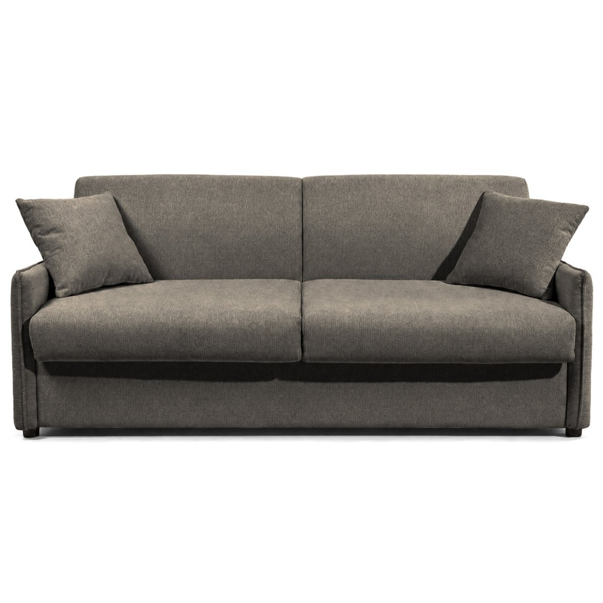 Canapé lit 3pl convertible couchage quotidien, ADELE gris anthracite, BEST MOBILIER