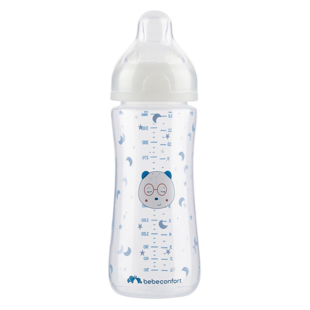 Lot de 2 Biberons anti colique phosphorescent bébé 6 mois couleur unique, BEBECONFORT