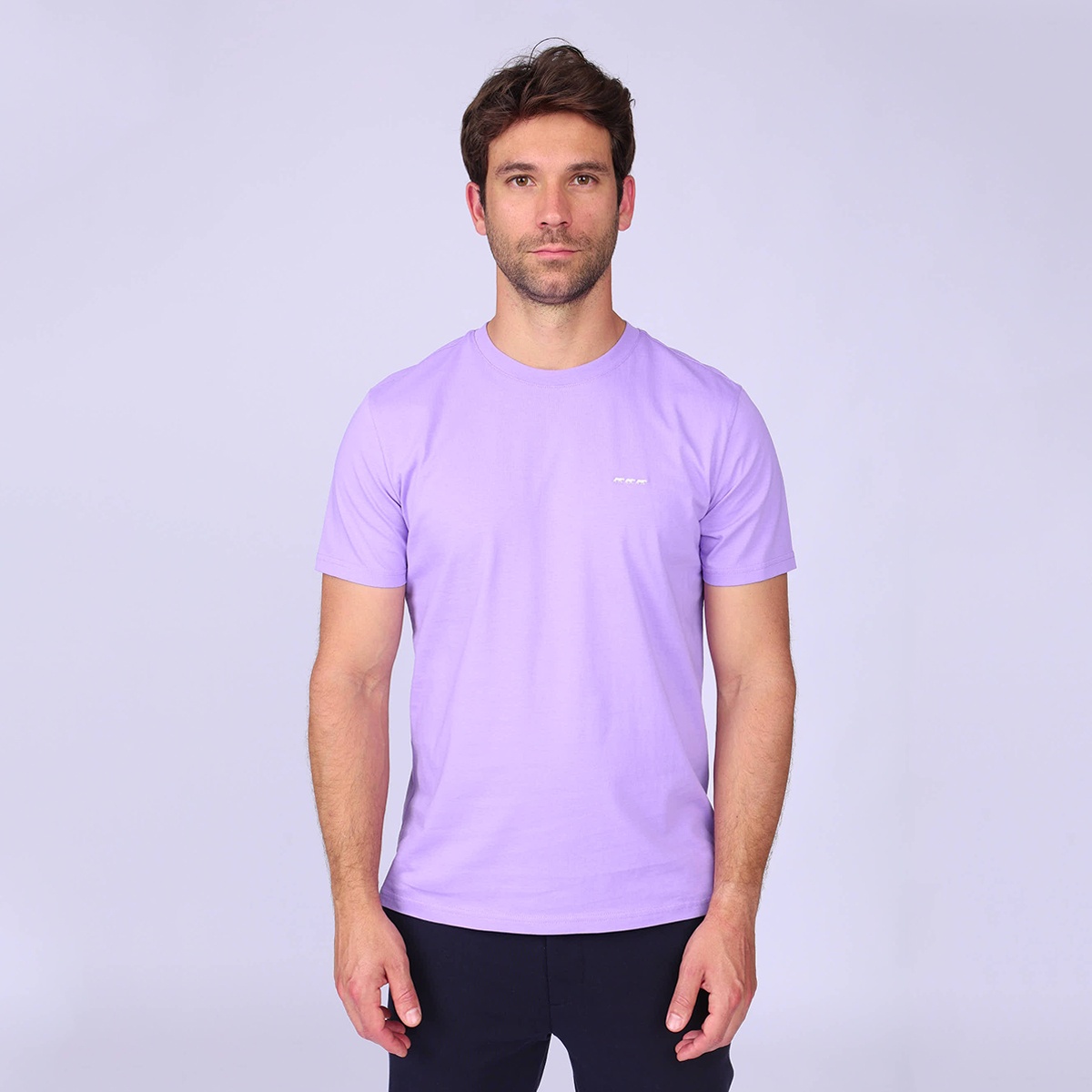 T-shirt Cédric mauve, MISE AU GREEN