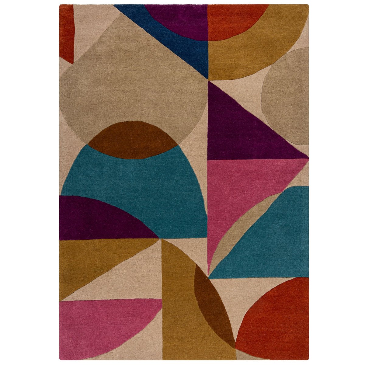 Tapis en laine OBLIX multicolore, FLAIR RUGS