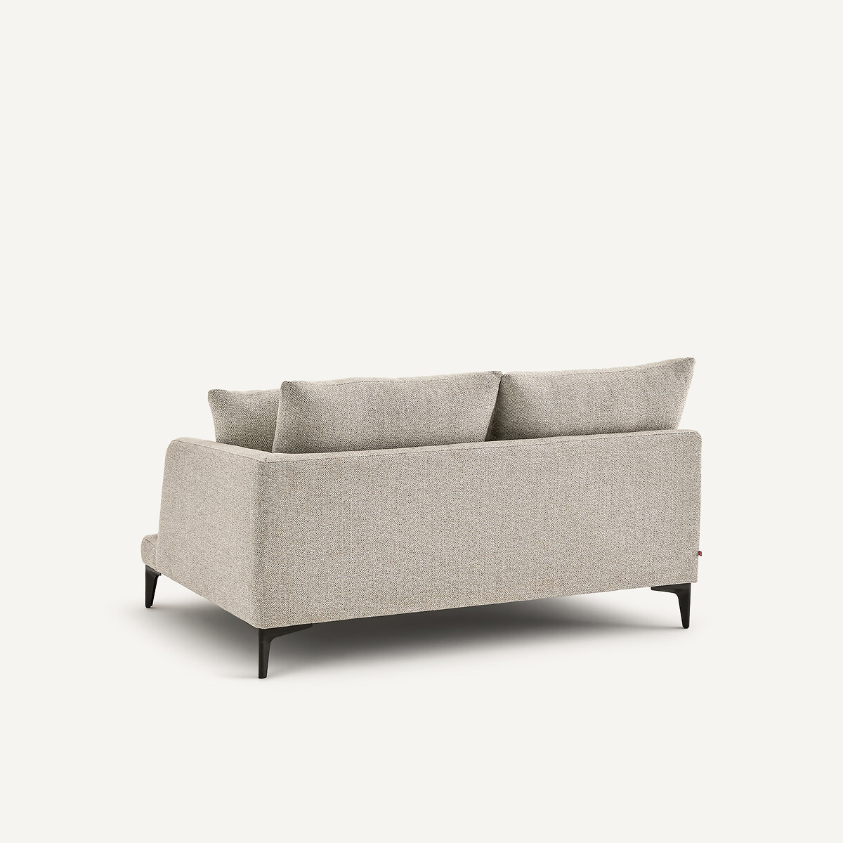 Demi-canapé 2 places en mélange texturé, MODERNISTE gris moyen, EMMANUEL GALLINA X AM.PM