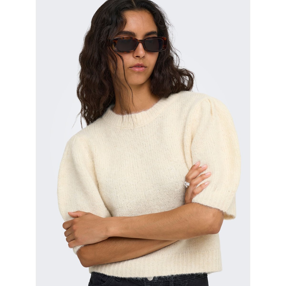 Pull En Maille birch, ONLY