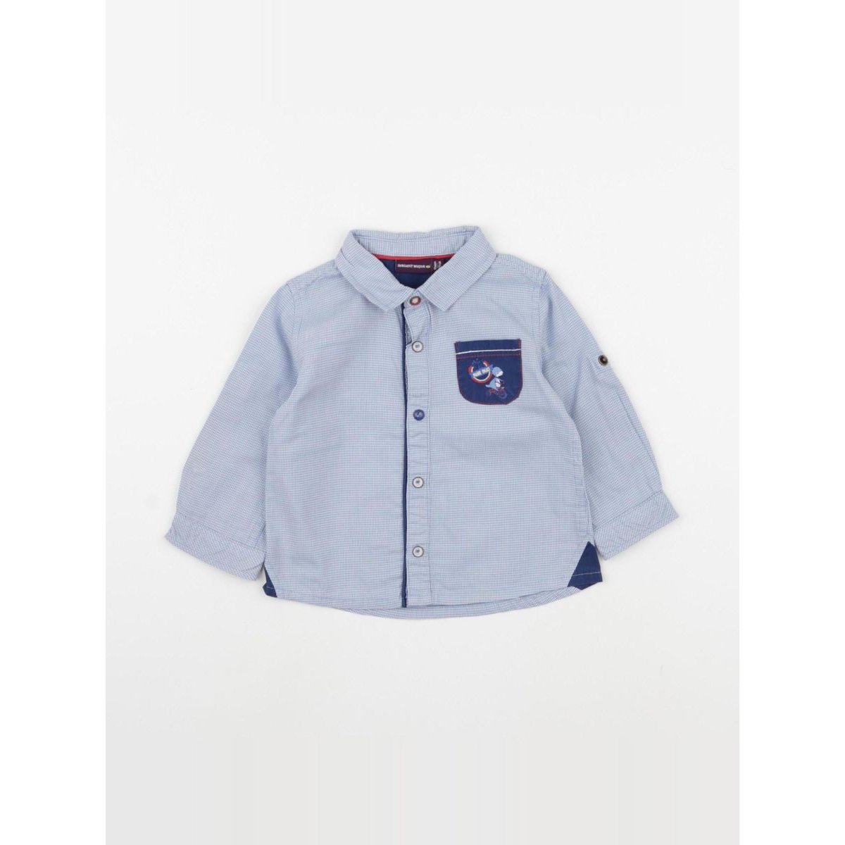 Chemise - Très bon état bleu, SERGENT MAJOR