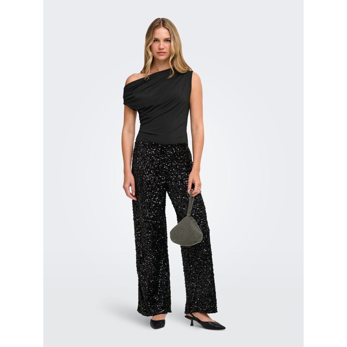 Top Asymétrique black 1, JDY