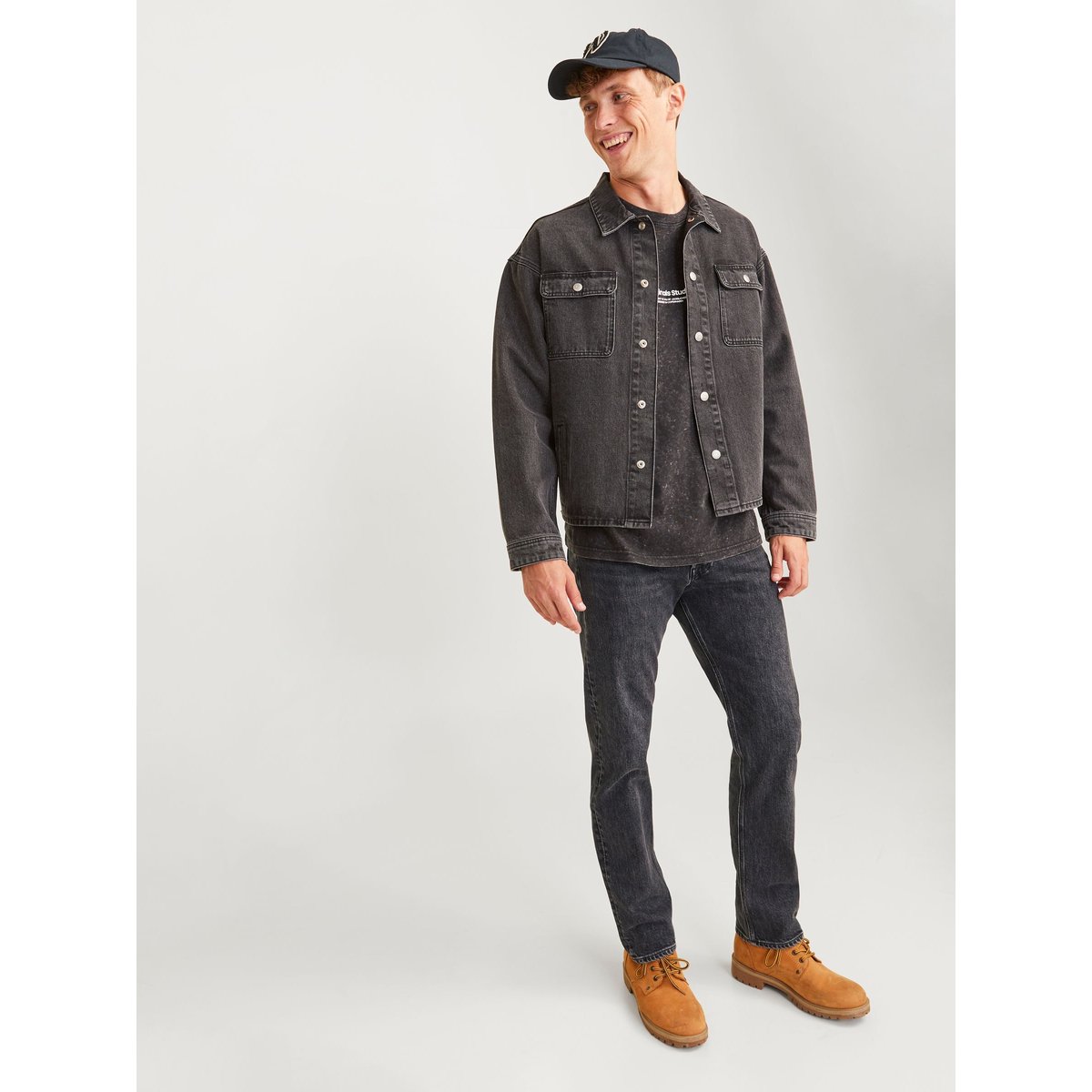 Jean Coupe Décontractée black denim, JACK & JONES
