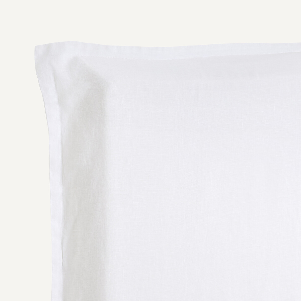Cobertura em linho lavado para cabeceira de cama, altura 135 cm, SANDOR branco, AM.PM