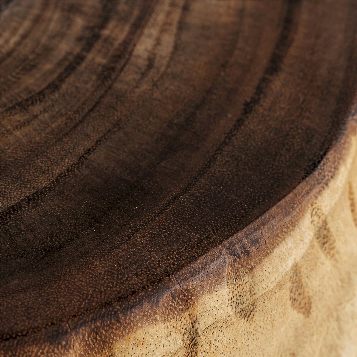 Table basse en bois suar finition vieillie marron vieilli bois naturel, RECOLLECTION