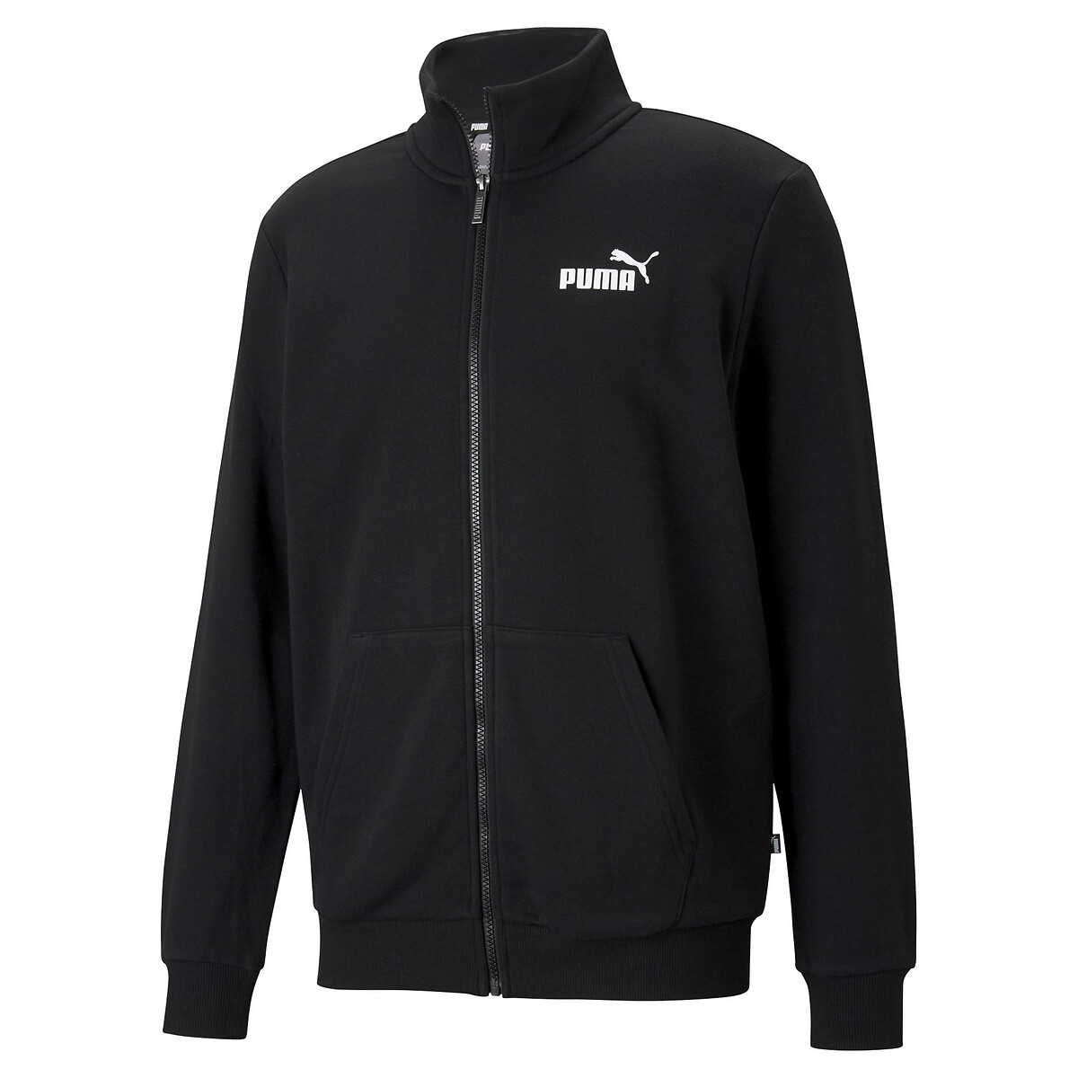 Essential Track Top with Small Logo in Cotton Blend black, PUMA