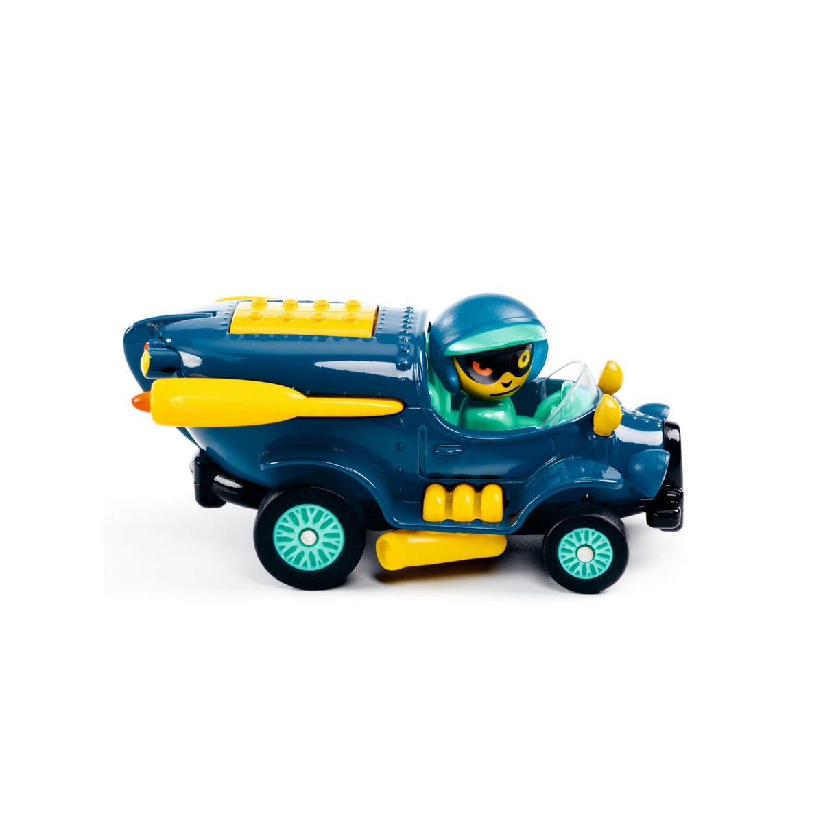 Voiture Crazy Motors Navy flying couleur unique, DJECO