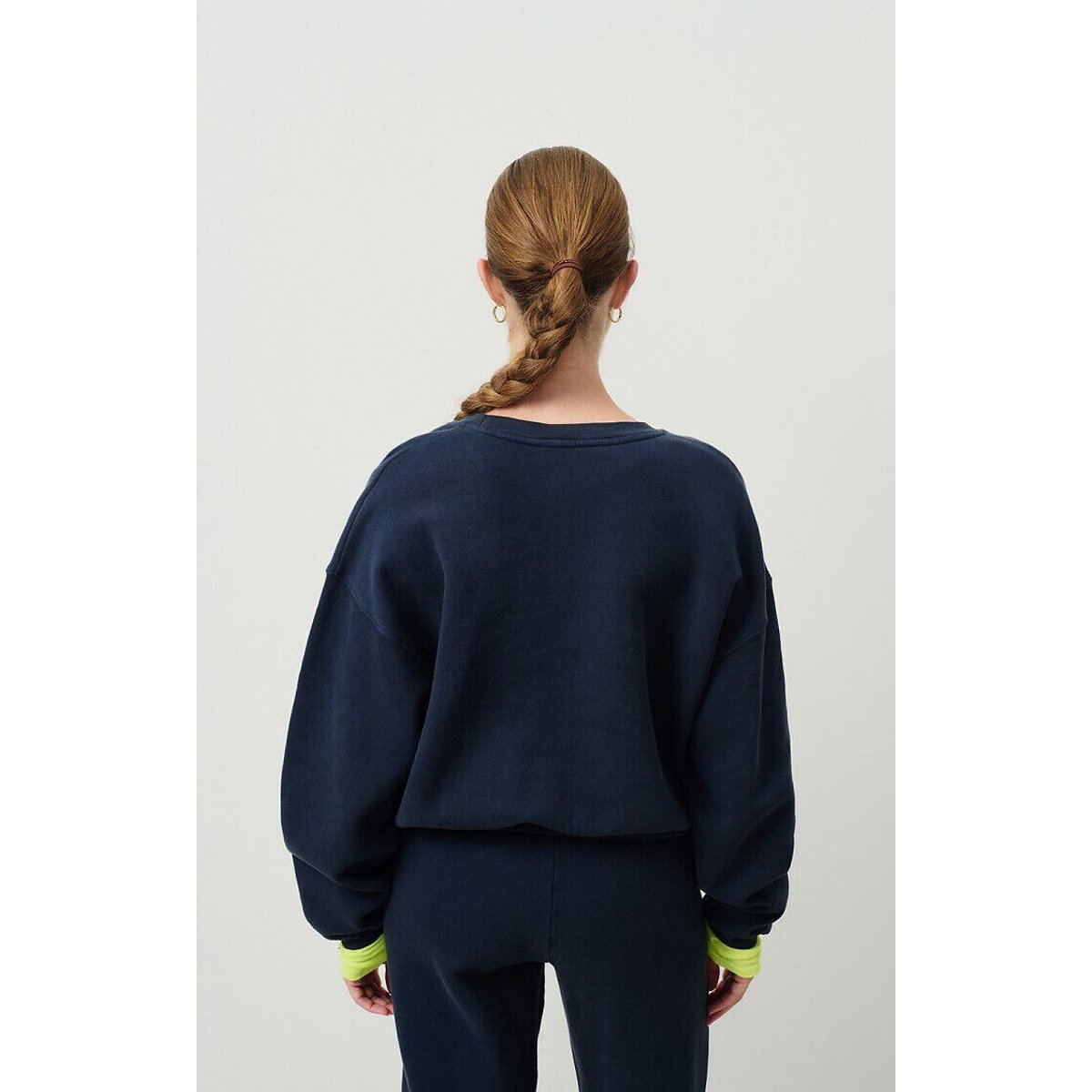 Sweat col rond IZUBIRD marine, AMERICAN VINTAGE