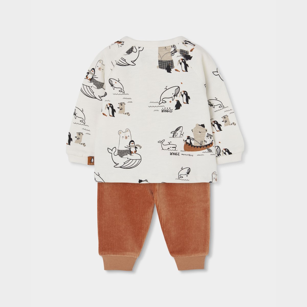 Ensemble bébé garçon maille imprimé animaux multicolore, BOBOLI