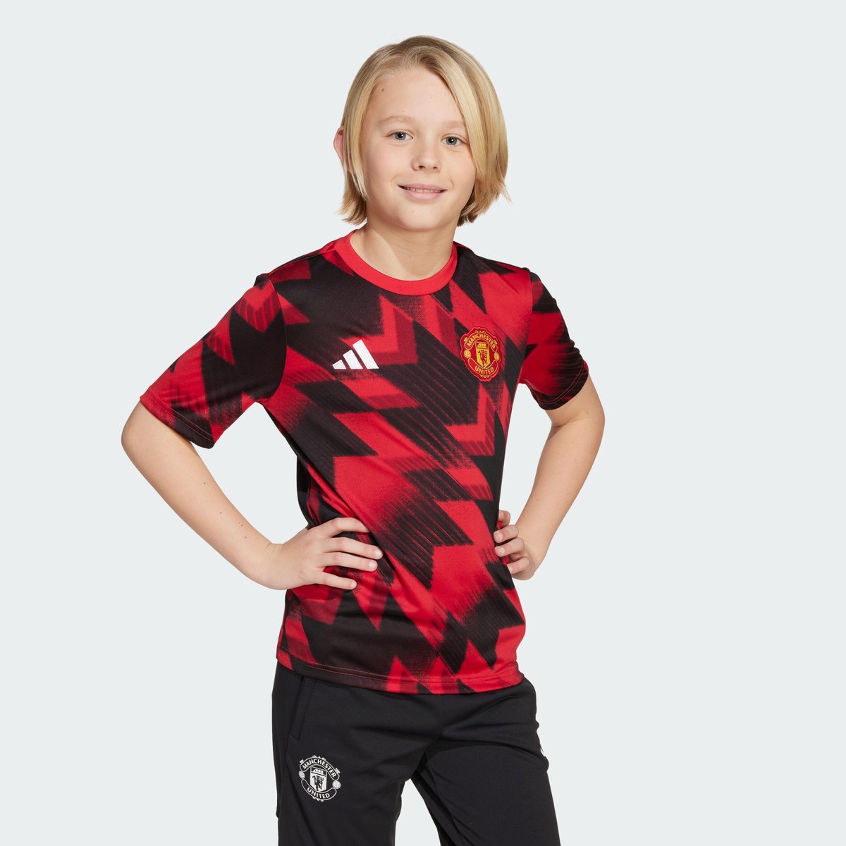 Maillot D'échauffement Manchester United 25/26 Enfants Maillot D'échauffement Manchester United 25/26 Enfants mufc red, adidas Performance