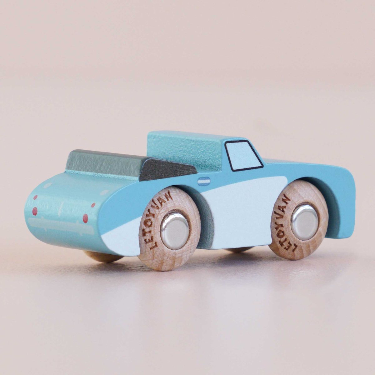 Voiture Justin No 1 bleu, LE TOY VAN
