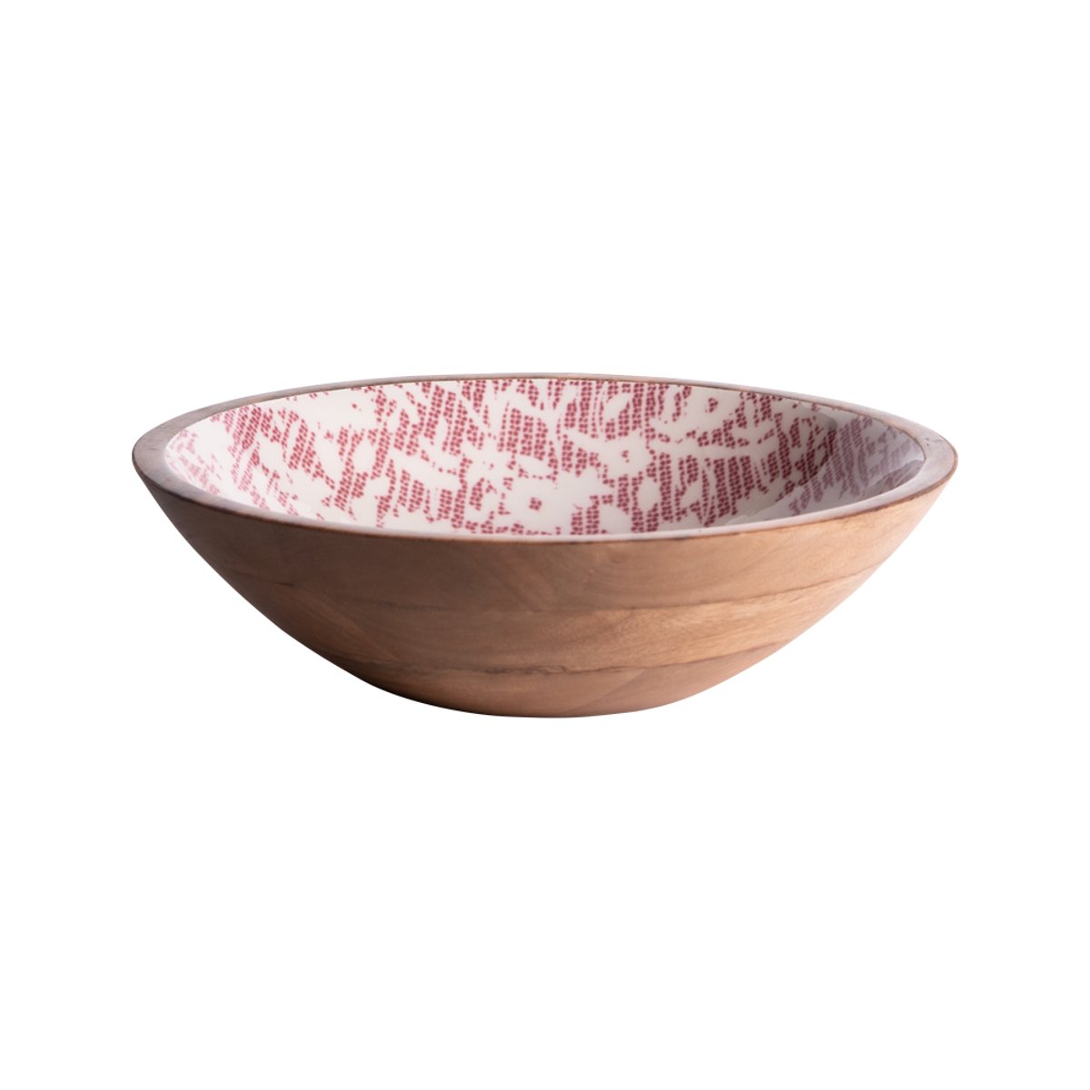 Coupe Léa en manguier 30 cm rouge, TABLE PASSION