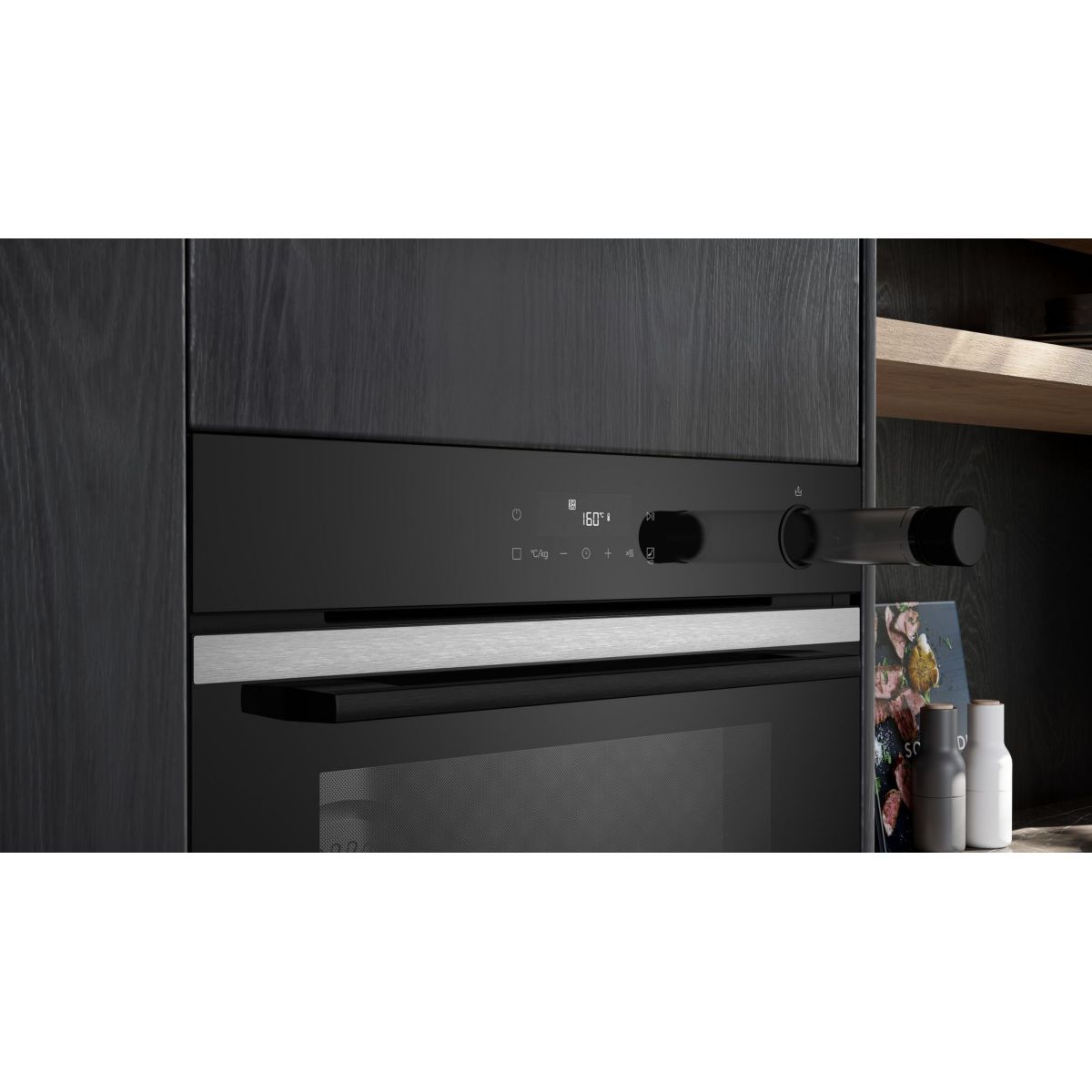 Four encastrable HR272GES3 iQ500 - Pyrolyse ActiveClean, Ajout Vapeur PulseSteam, CookControl 30 couleur unique, SIEMENS