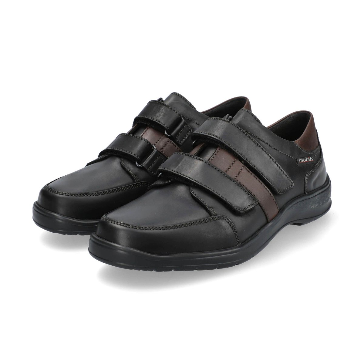 Baskets en cuir EYMAR noir p5106, MEPHISTO