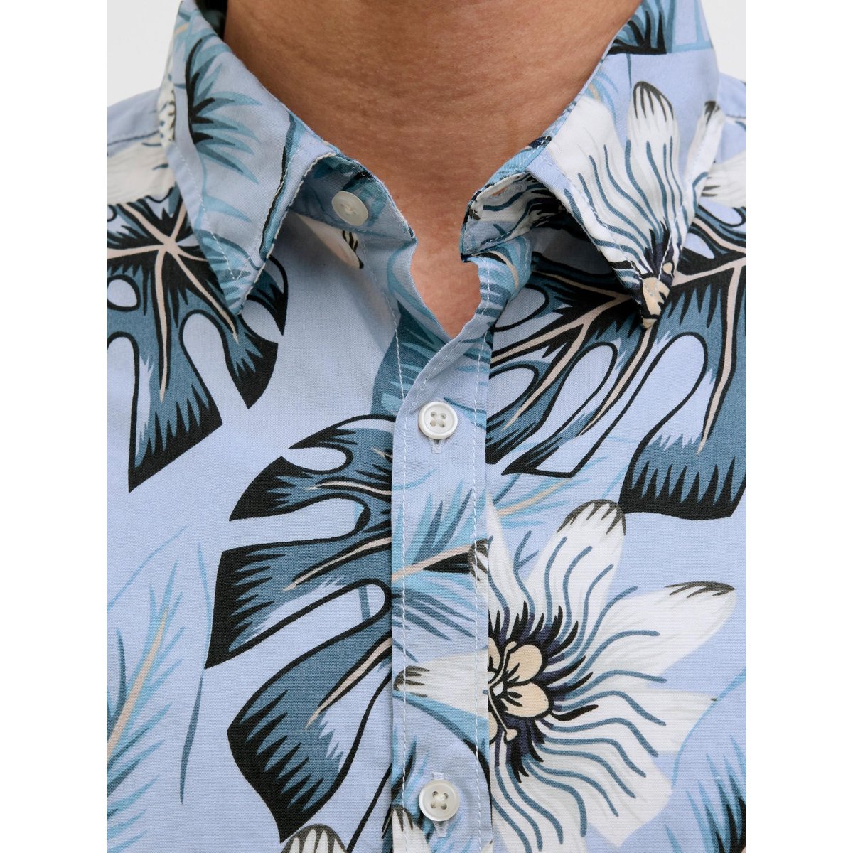 Chemise chambray blue, JACK & JONES