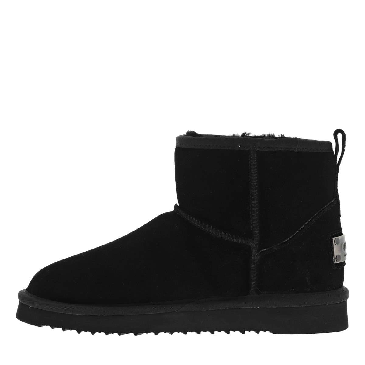 Boots cuir de vachette noir, MUSTANG