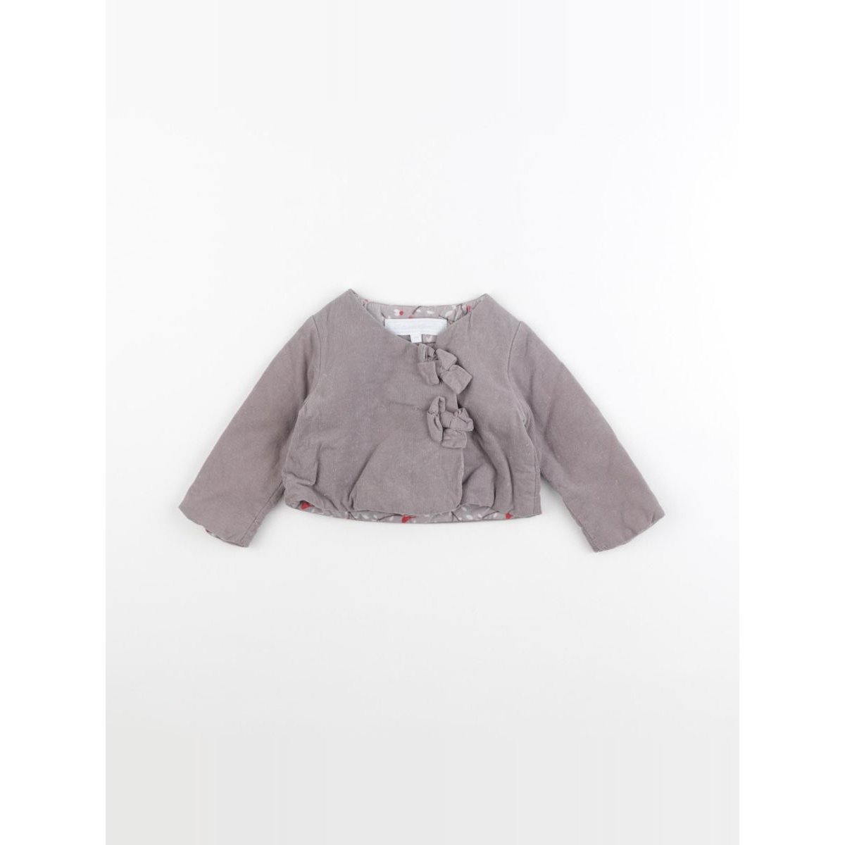 Veste doublé - Très bon état gris, TARTINE ET CHOCOLAT