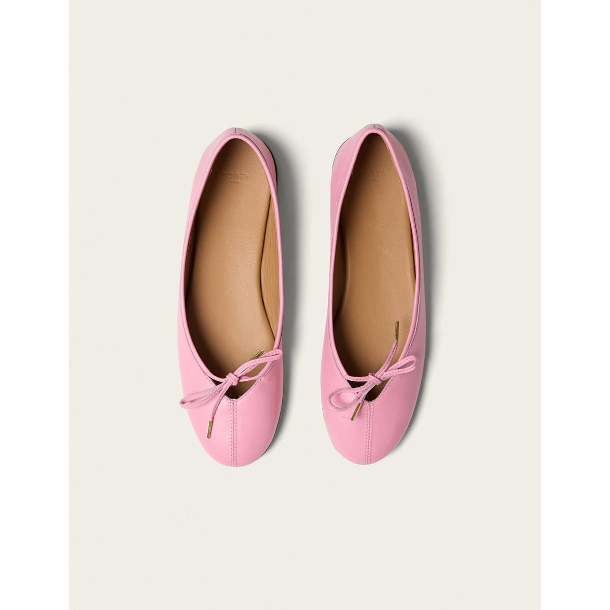 Ballerines PALEA cuir rose, ODAJE