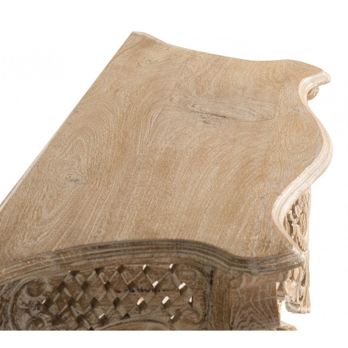 Console marron, DECORATION D’AUTREFOIS