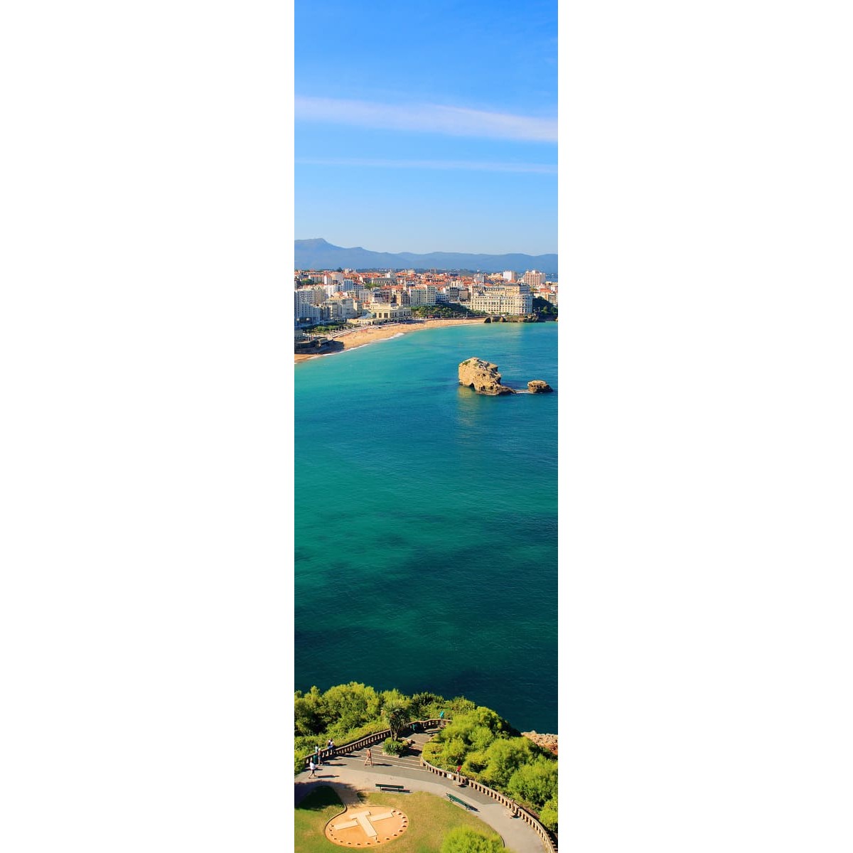 Tableau Mural Vue Biarritz MER tableaux sur toile-bleu, CEANOTHE