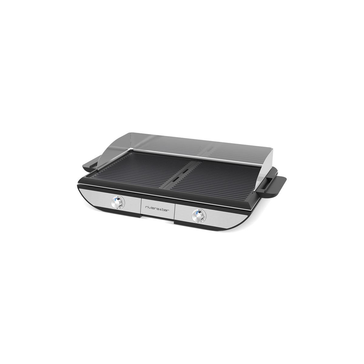 Plancha électrique QPL700 grill combiné couleur unique, RIVIERA & BAR