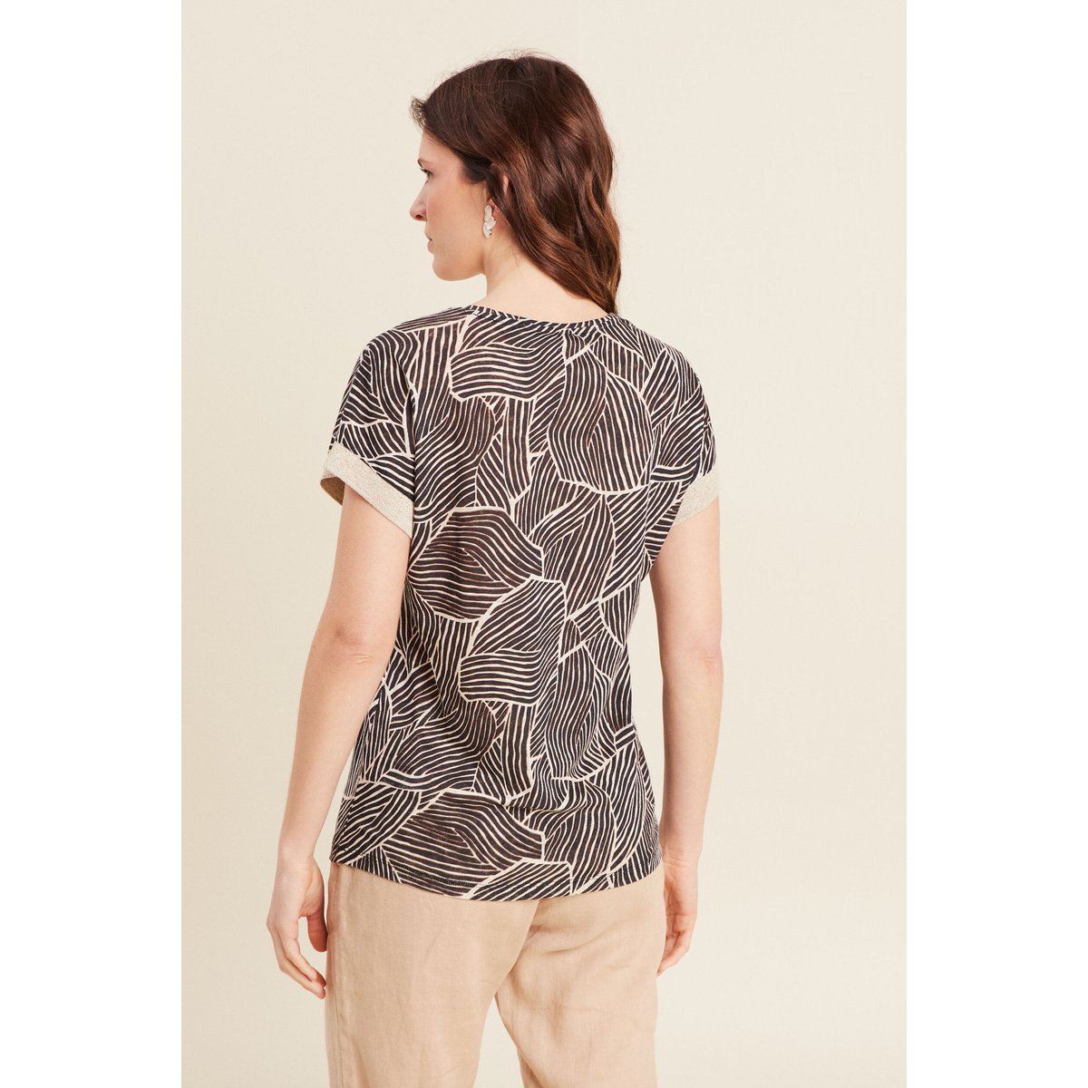T-shirt manches courtes noir, BREAL