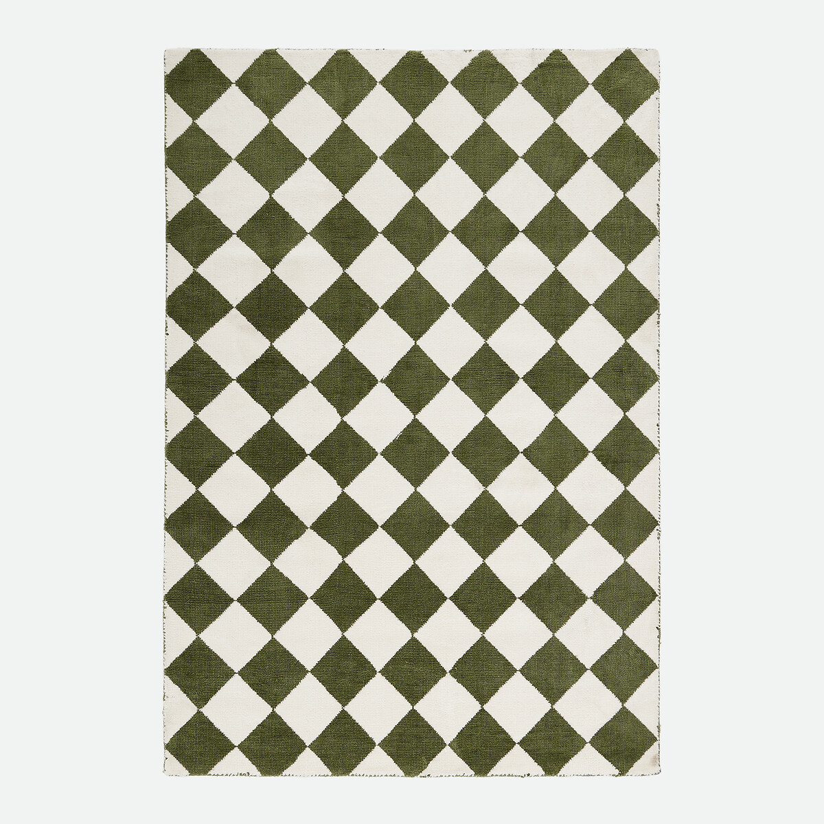 Tapis, motif losanges, BLOVA kaki, LA REDOUTE INTERIEURS