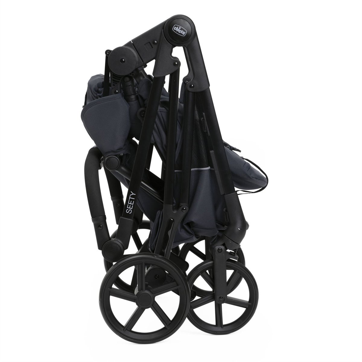 Poussette duo Seety + siège auto Kory I-Size gris, CHICCO