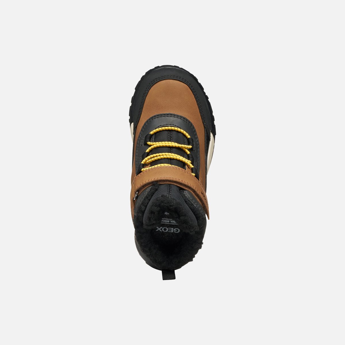 Bottes Et Bottines J TREKKYUP B ABX marron clair/noir, GEOX