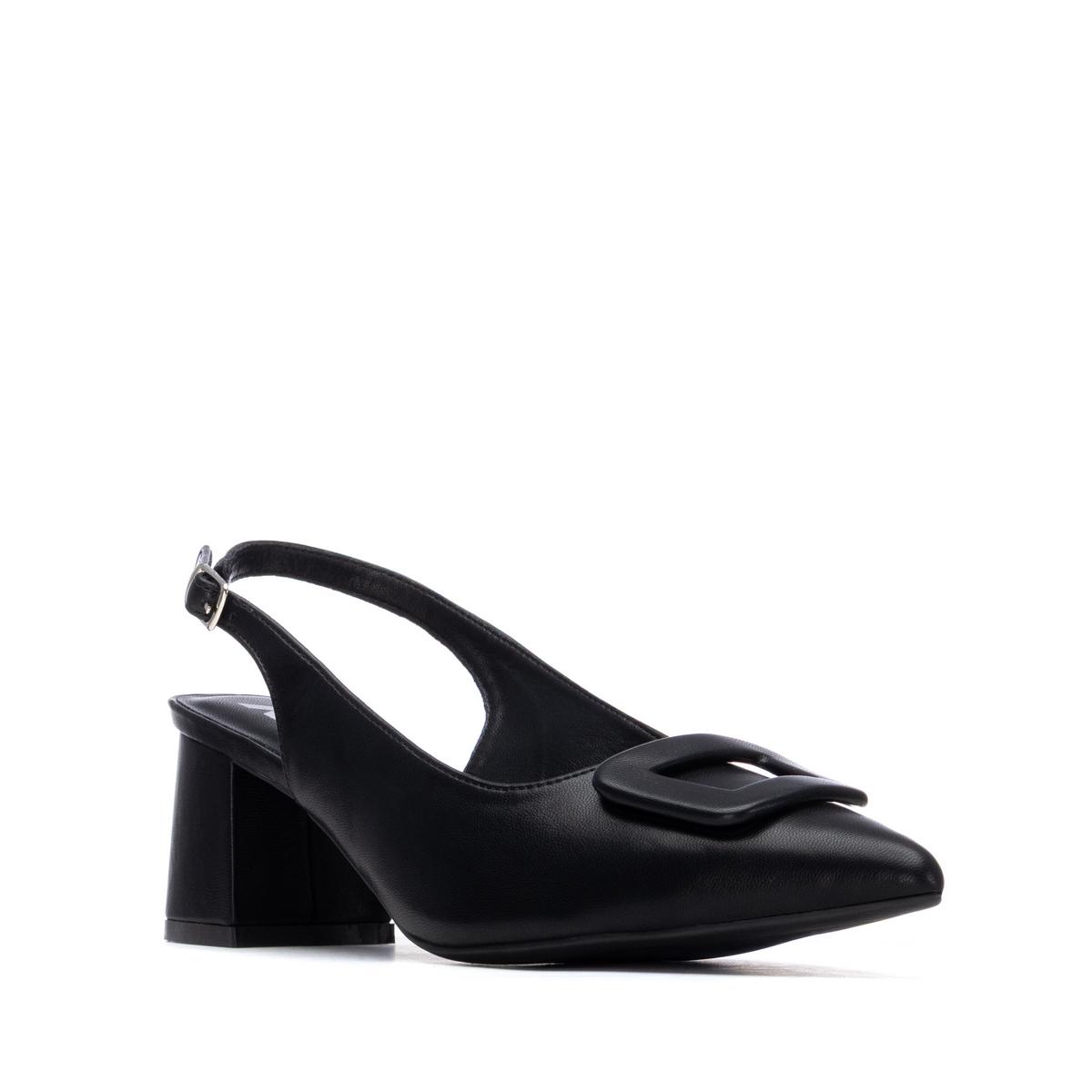 Chaussure Pompes Talon Entreprise Boucle noir, XTI