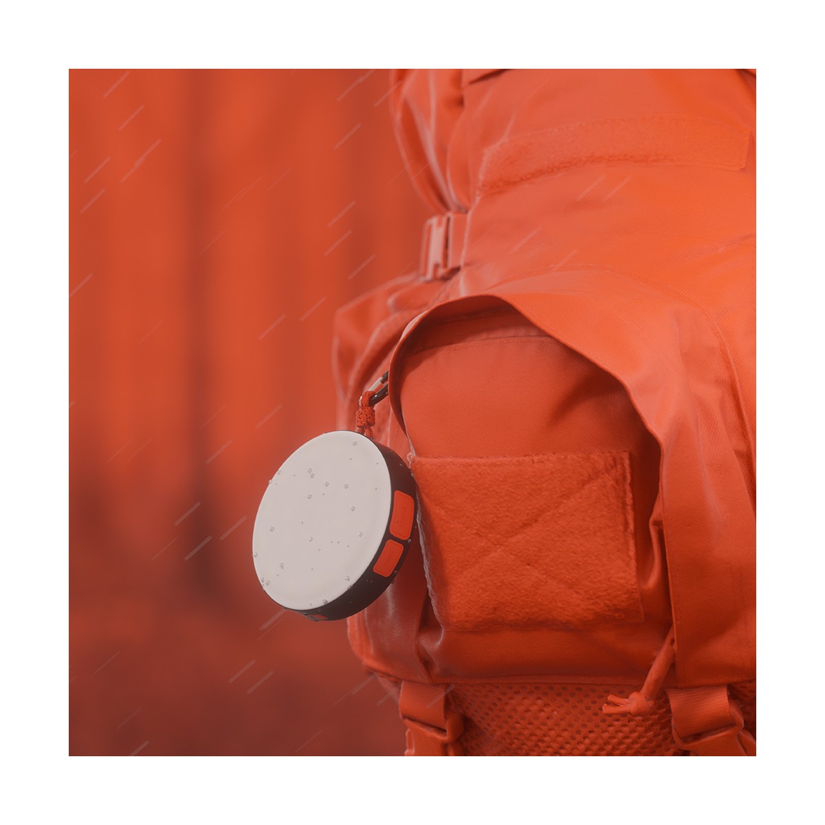 Batterie externe lumière LED 10 000 mAh RUGGED couleur unique, LIVOO