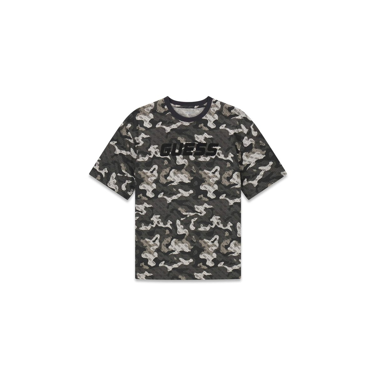 T-Shirt À Logo Sur Le Devant camouflage, GUESS