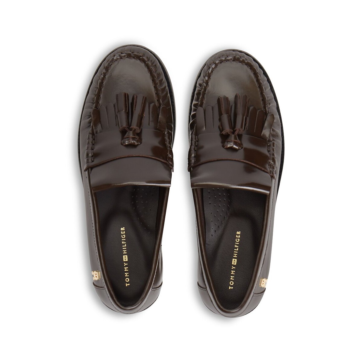 Tassel Leather Loafers brown, TOMMY HILFIGER