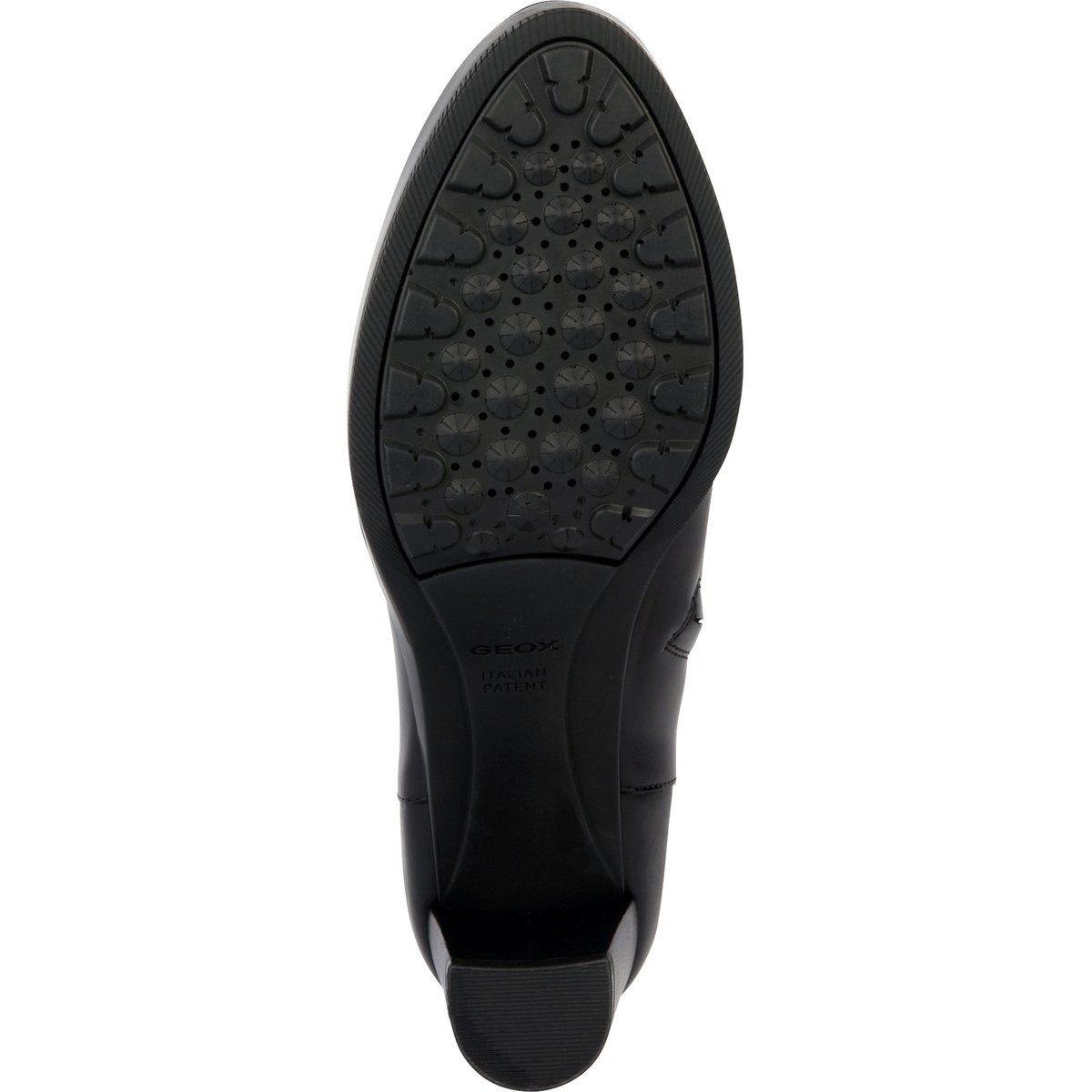 Bottines cuir zippées à talon Walk Pleasure noir, GEOX