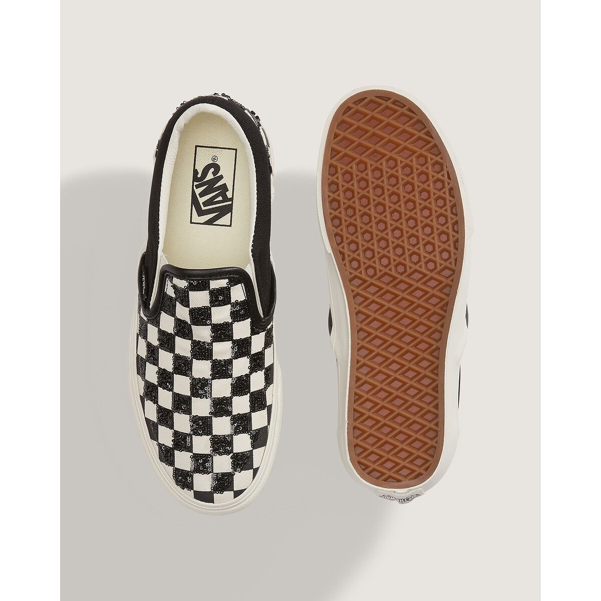 SLIP ON CLASSIC Beaded con perline nero/bianco, VANS