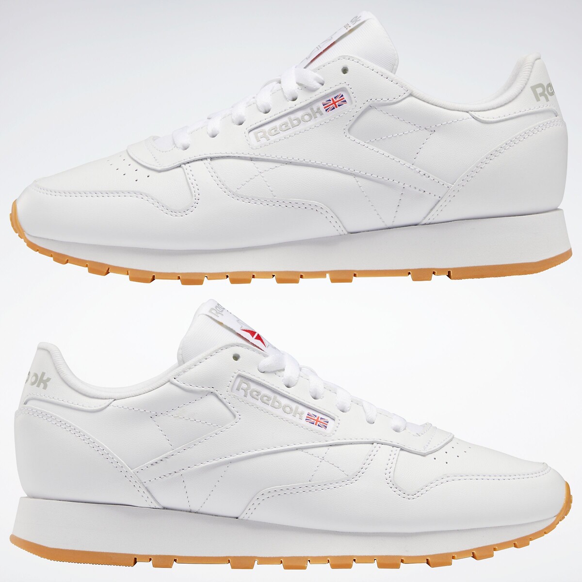 Classic Leather Trainers white, REEBOK