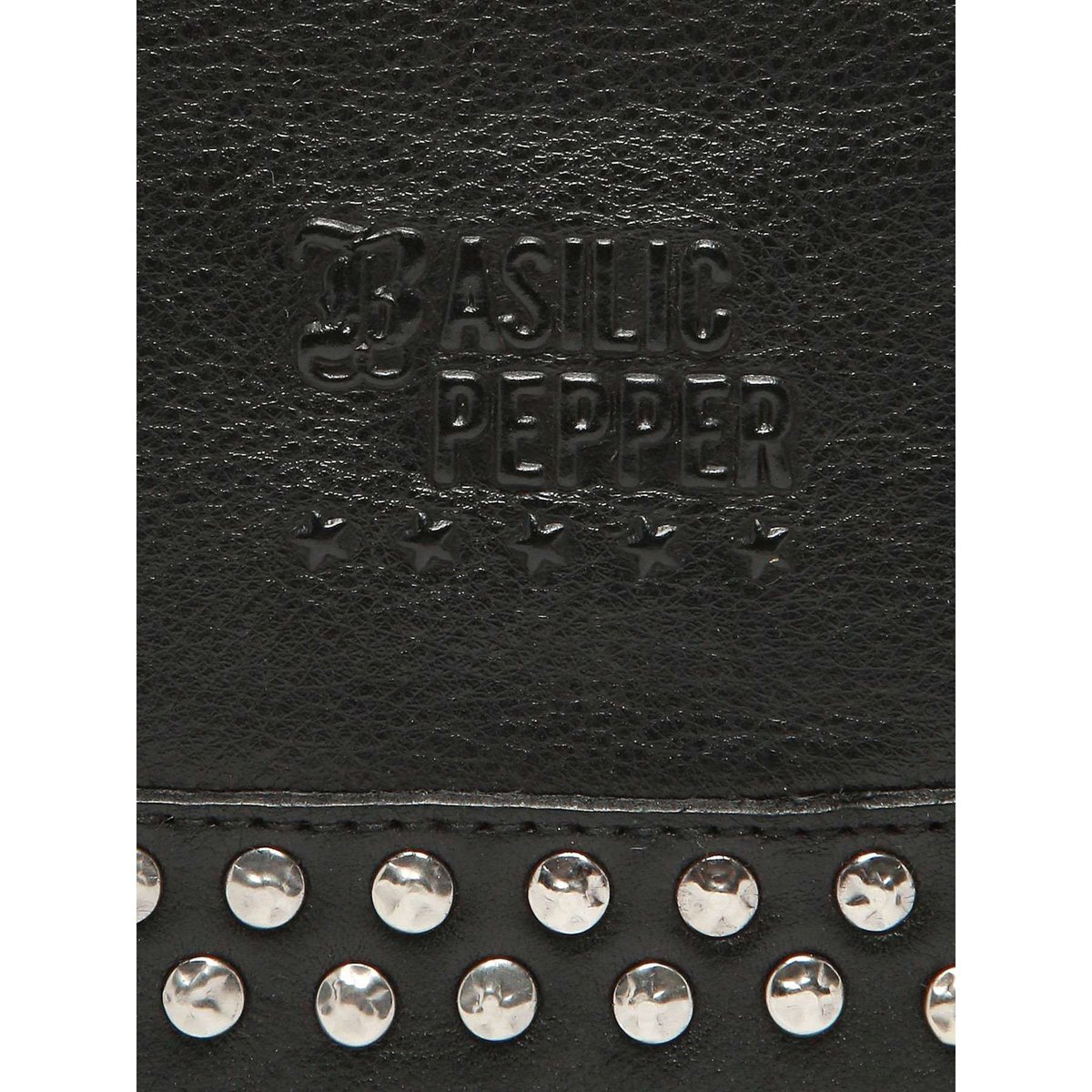 Sac banane cuir black, BASILIC PEPPER