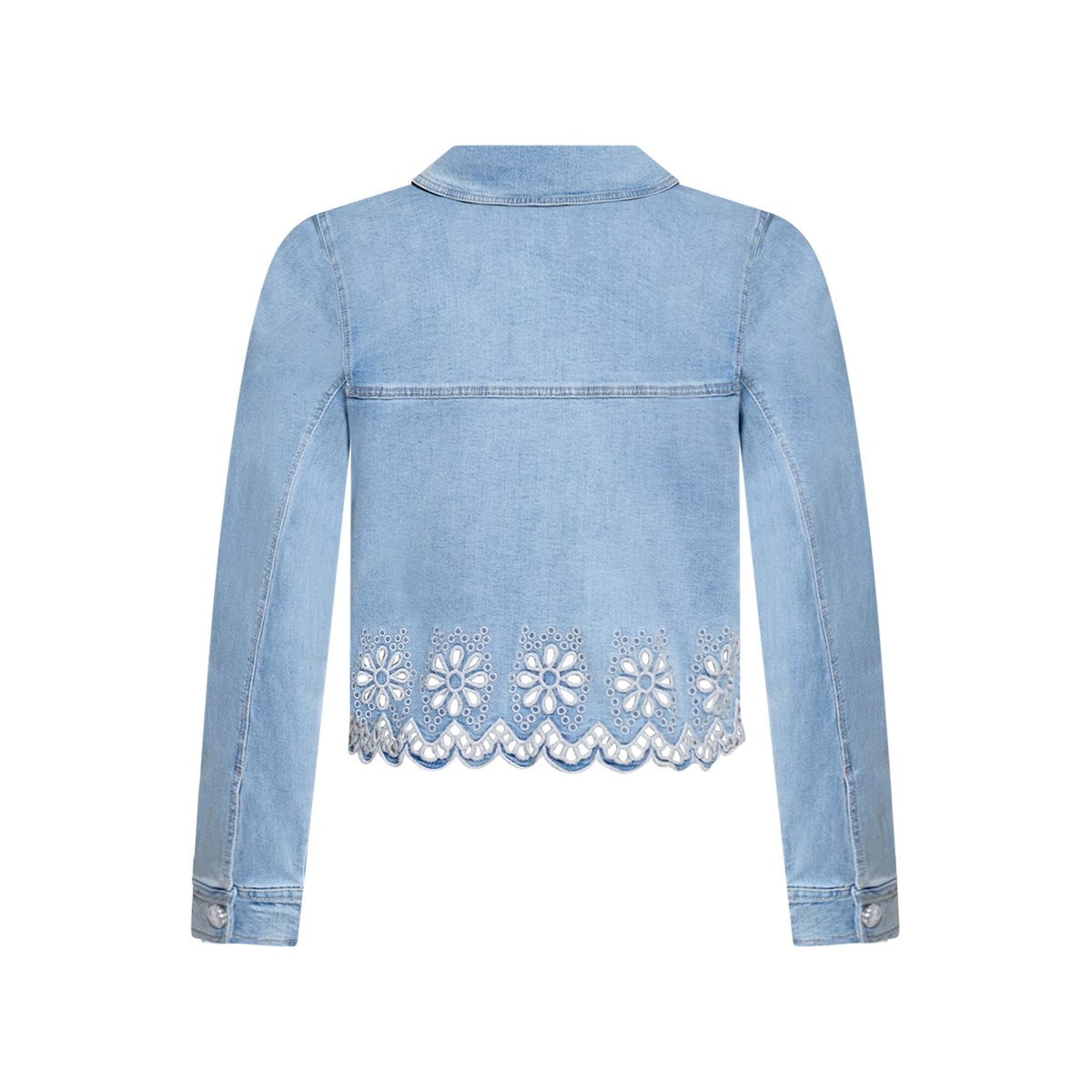 Veste en jean à broderies bleu, CARTOON