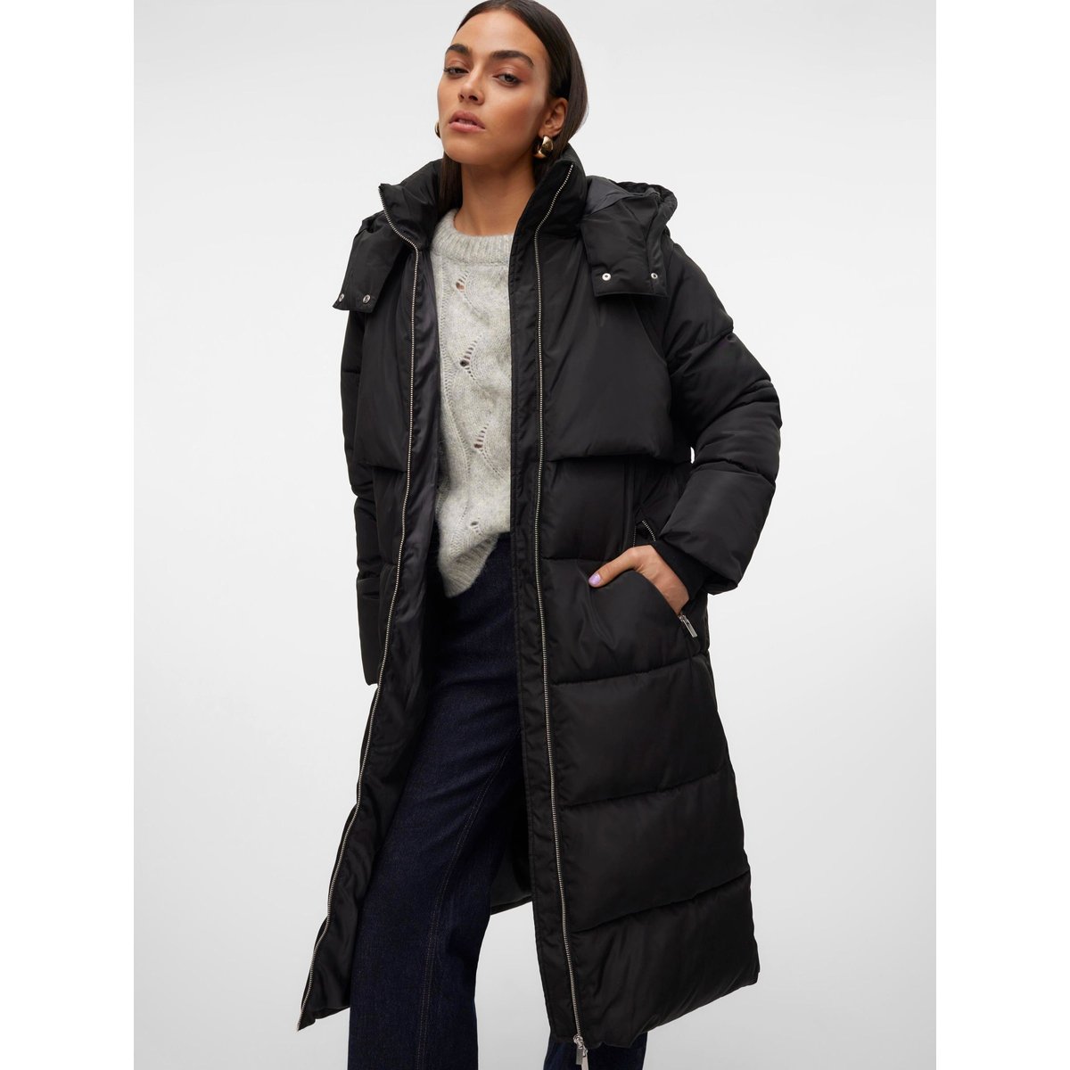 Manteau noire - black, VERO MODA