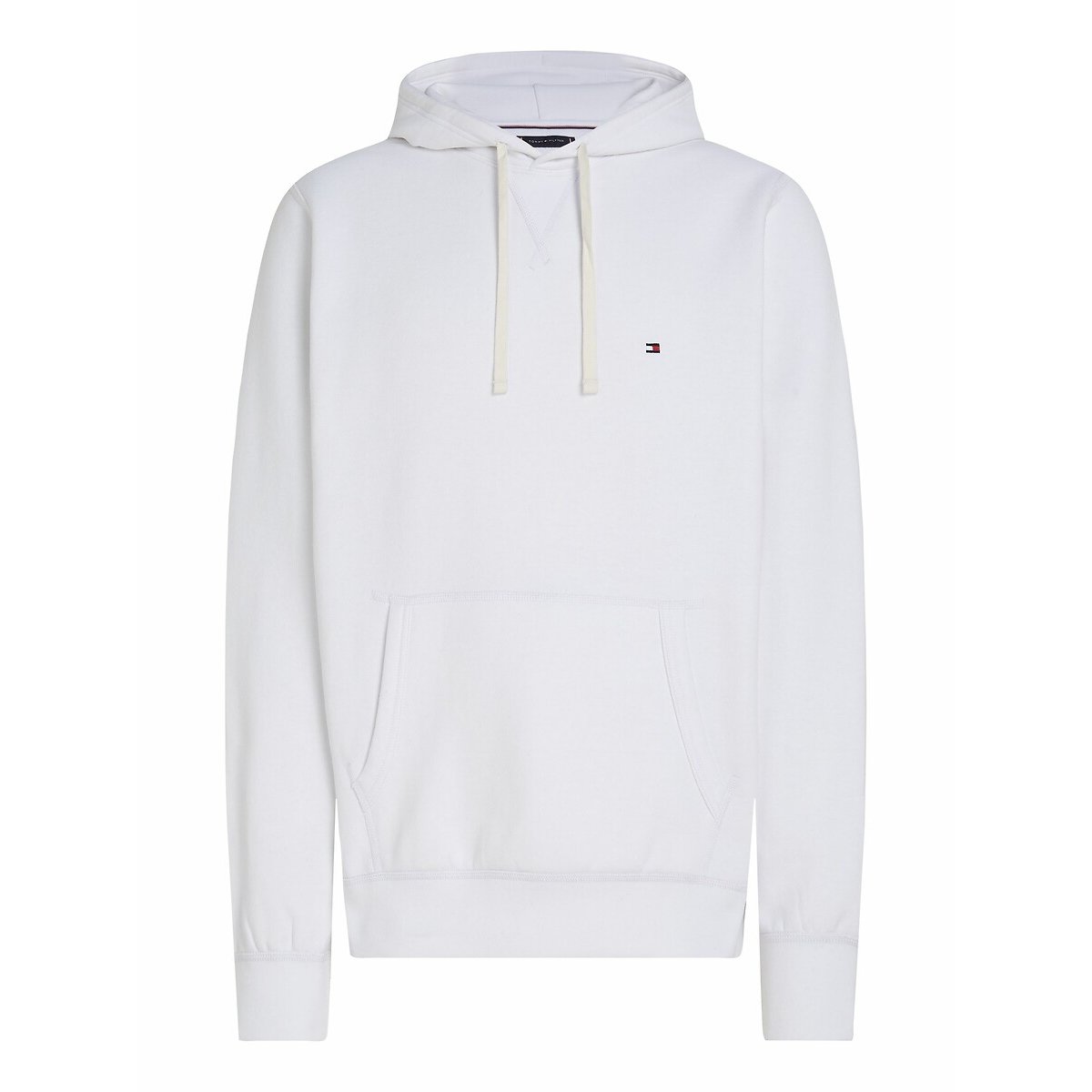 Sweat à capuche en molleton avec cordon blanc, TOMMY HILFIGER