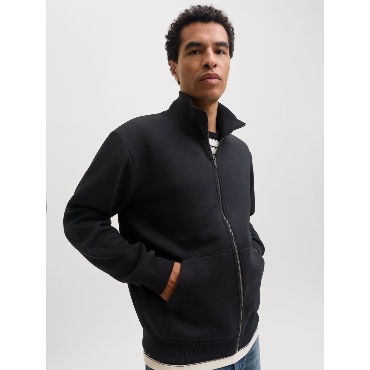 Sweat-Shirt black 1, JACK & JONES