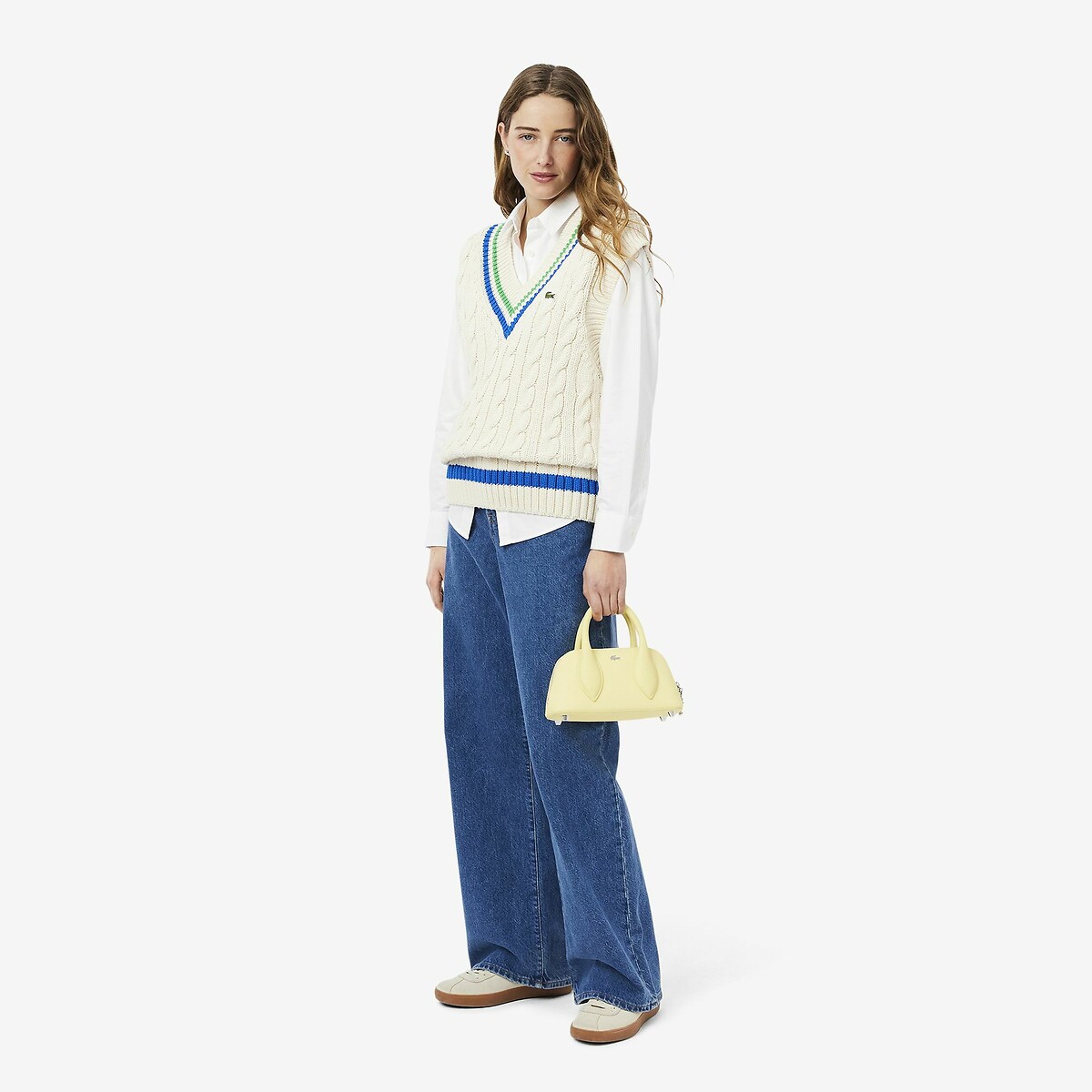 Long Sleeve Shirt white, LACOSTE