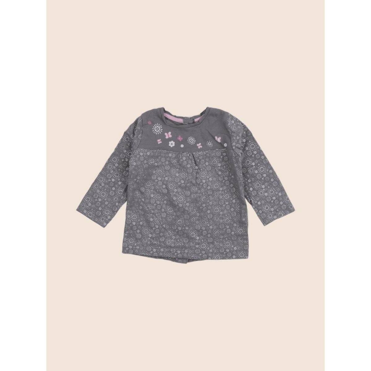 Tee-shirt - Très bon état gris, VERTBAUDET